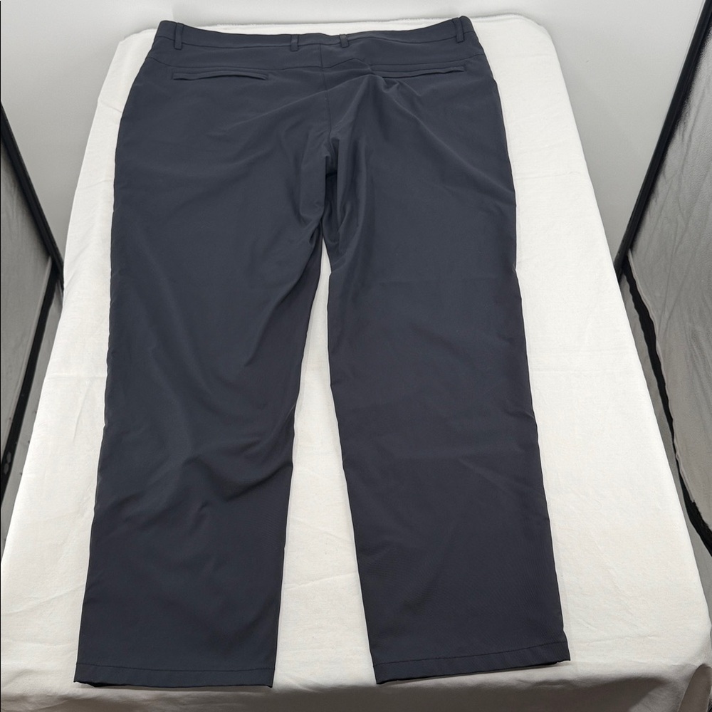 Marcus Pierce Pants Mens 39 x 30 Navy Blue Renegade Performance Casual - Picture 3 of 9